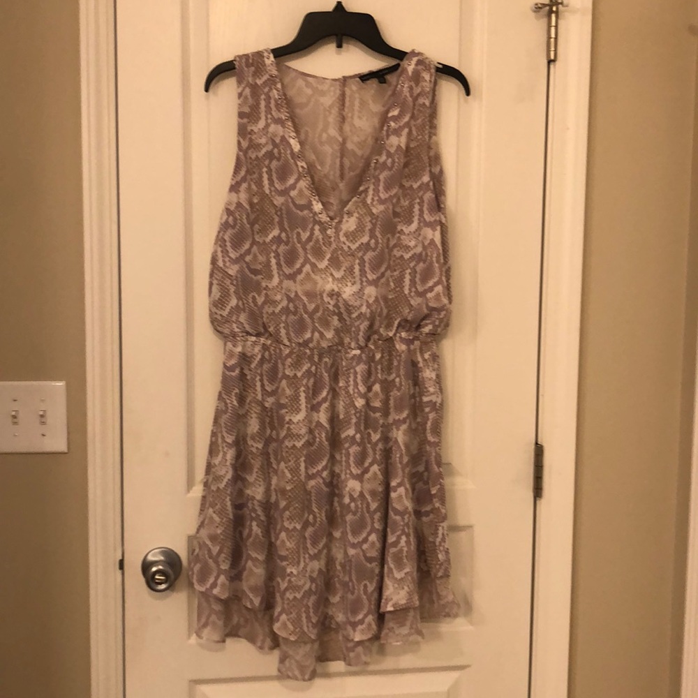 Super pretty purple light lavender animal print dress